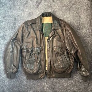 Vintage Genuine Leather Jacket